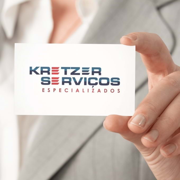 mockup do logo da kretzer